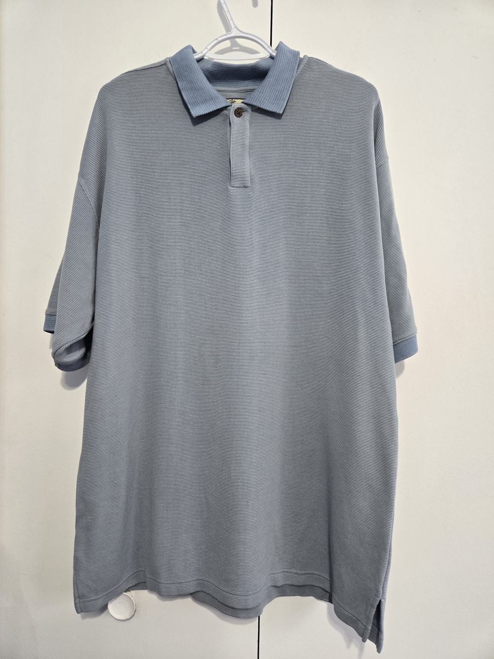 Tommy Bahama Silk Blend‎ Blue Polo Shirt Men’s XL Luxury Casual